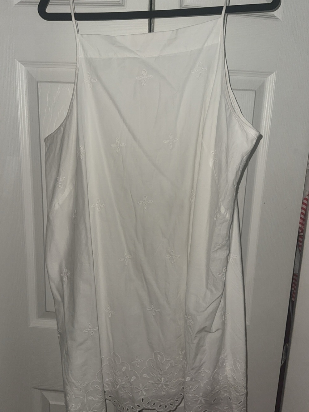 Old Navy White Eyelet Camisole Slip Dress